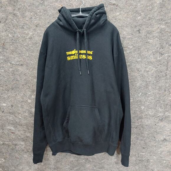 The Hundreds Hoodie Men's 2XL Black Smilesss Smiling Adam Bomb Squad Streetwear - Picture 1 of 8